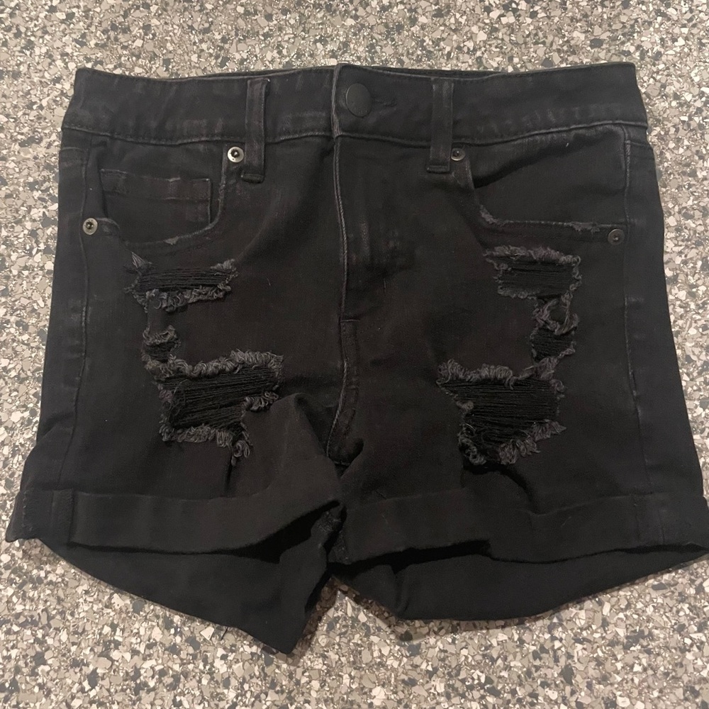 Aero black shorts